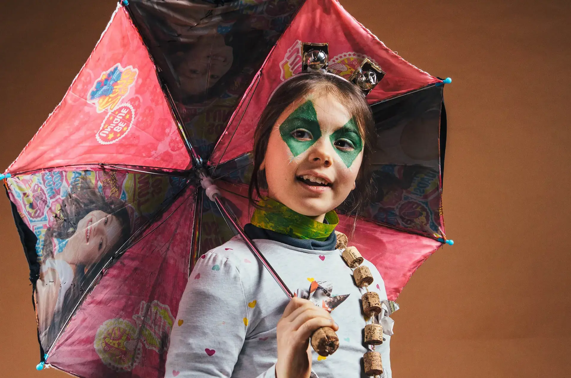 Junior School student posing for a photoshoot