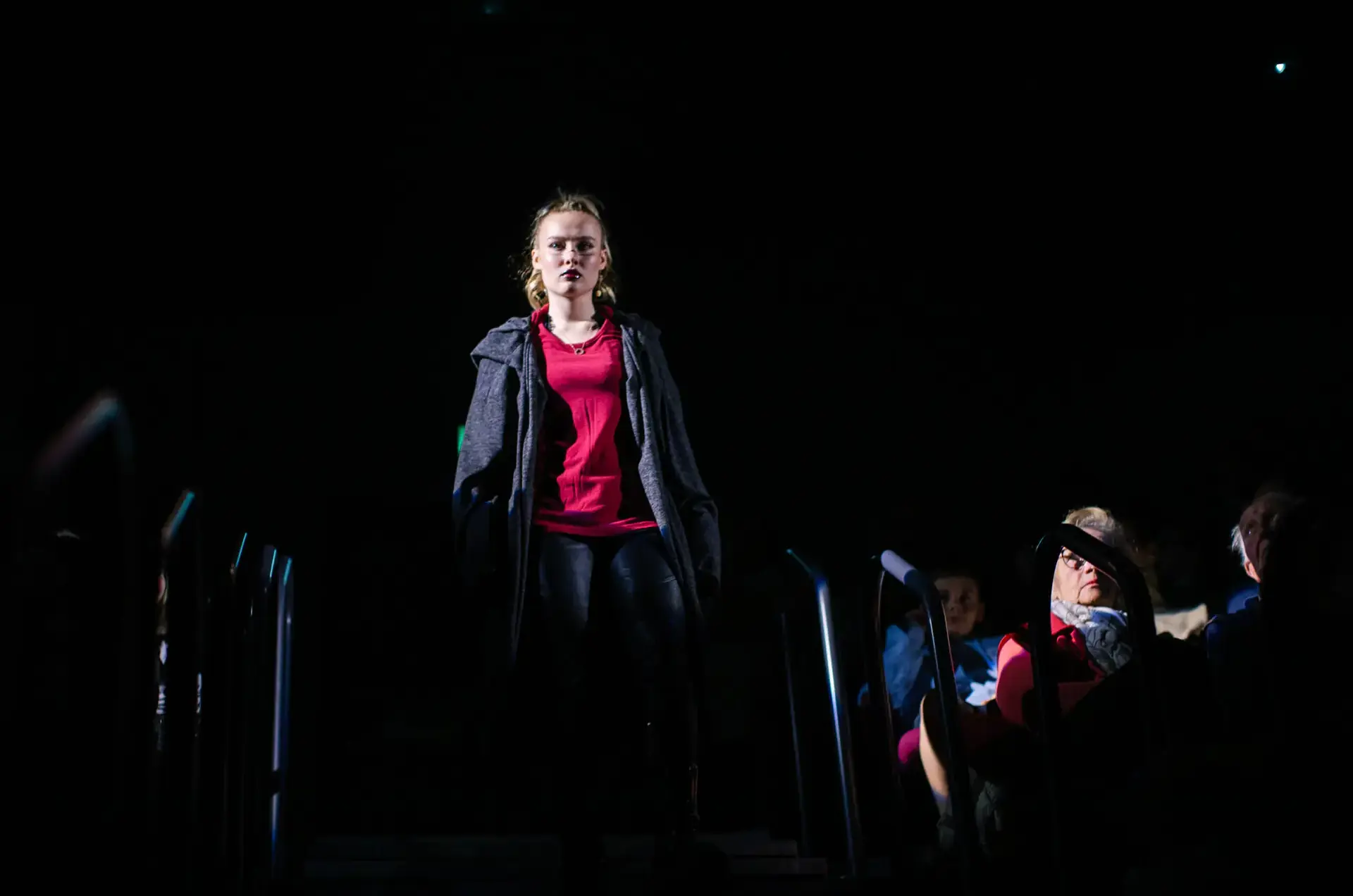 Student performing at St Chris